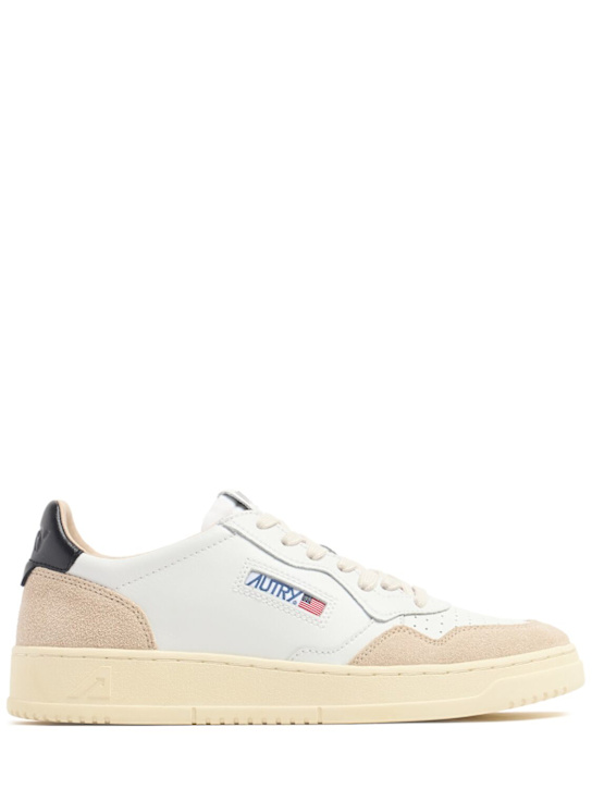 Autry: Medalist Low sneakers - White/Black - men_0 | Luisa Via Roma