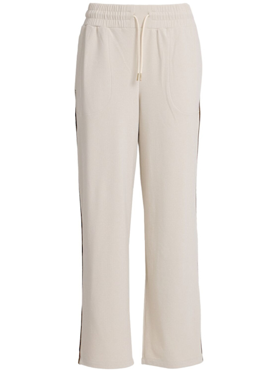 Varley: Straight leg joggers - Beige - women_0 | Luisa Via Roma