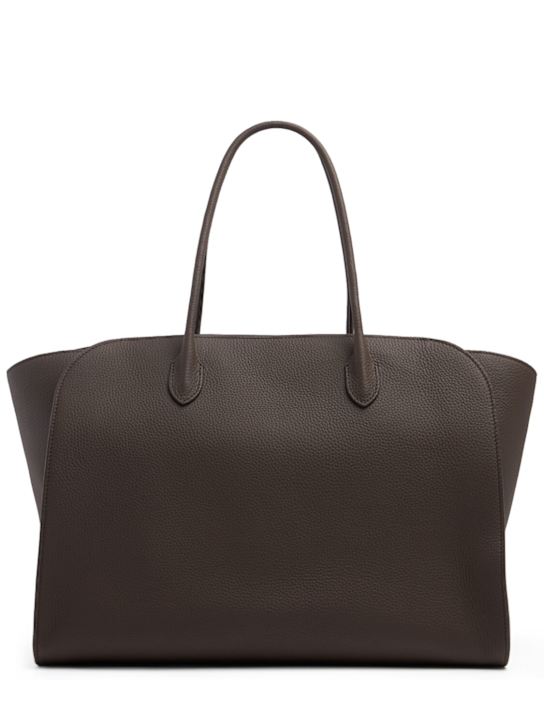 The Row: Marlo 17 leather tote bag - men_0 | Luisa Via Roma