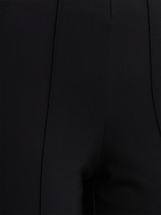 Skims: High waist pintuck straight pants - 曜石色 - women_1 | Luisa Via Roma