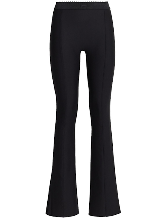 Skims: High waist flared leggings - Ónix - women_0 | Luisa Via Roma