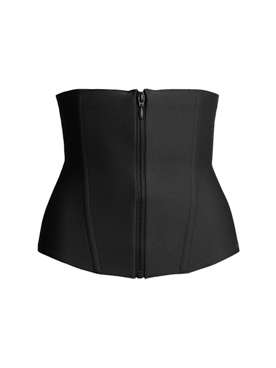 Skims: Nylon blend waist cincher - Onyx - women_0 | Luisa Via Roma