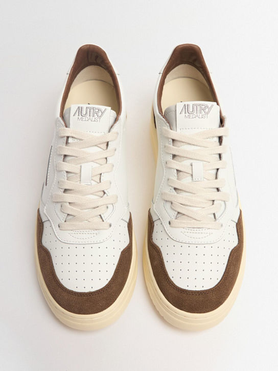 Autry: Medalist Low sneakers - White/Tundra - men_1 | Luisa Via Roma
