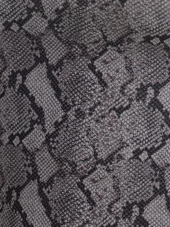 Skims: Snakeskin printed short sleeve t-shirt - women_1 | Luisa Via Roma