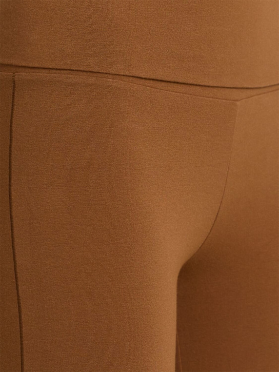 Skims: Cotton fold-over flared pants - 누드 - women_1 | Luisa Via Roma