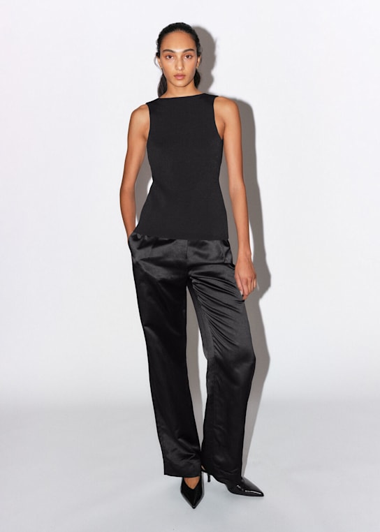 Nami: Paisley pants - Black - women_1 | Luisa Via Roma