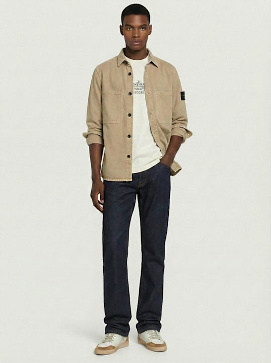 Stone Island: DENIM RESEARCH Denim jeans - Blue - men_1 | Luisa Via Roma