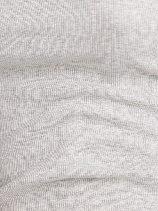 Skims: 弹力棉质长袖T恤 - Light Heather - women_1 | Luisa Via Roma