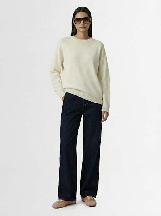 1929: Soffio 캐시미어 크루넥 스웨터 - 오프 화이트 - women_1 | Luisa Via Roma