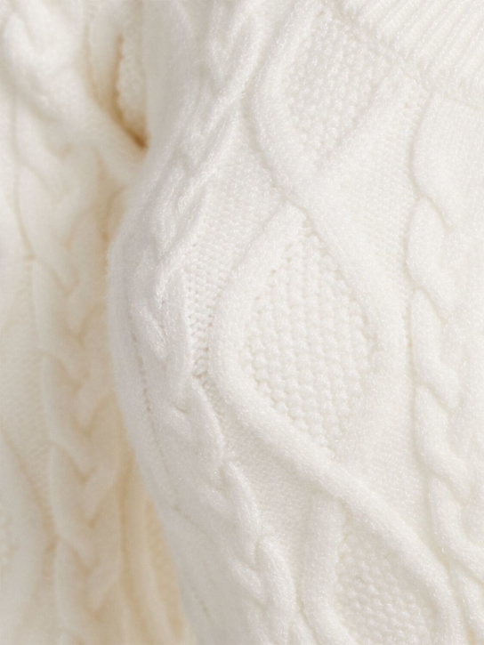 Skims: 扭绳针织尼龙混纺开衫 - 象牙色 - women_1 | Luisa Via Roma