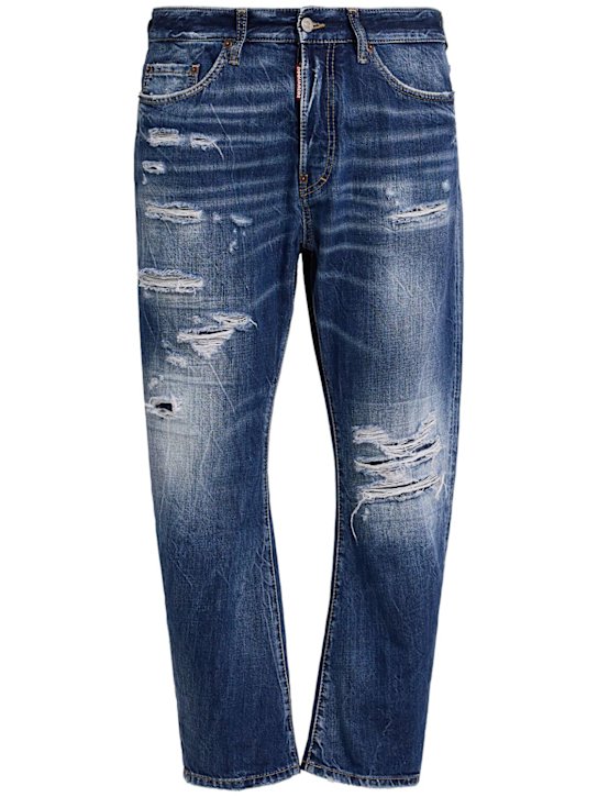 Dsquared2: Bro jeans - Navy - men_0 | Luisa Via Roma