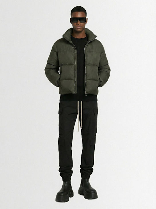 Rick Owens: Mastdon megacargo cotton pants - Black - men_1 | Luisa Via Roma