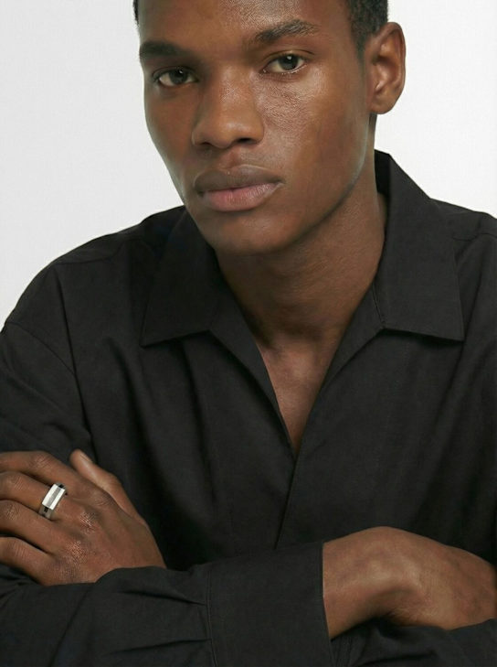 Rick Owens: Crystal Hollywood ring - Palladio - men_1 | Luisa Via Roma