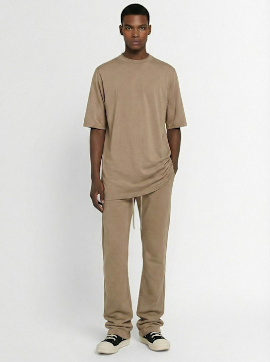 Rick Owens DRKSHDW: Pantalones con cordones - Dirty Pearl - men_1 | Luisa Via Roma