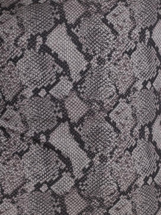 Skims: Snakeskin printed long sleeve t-shirt - women_1 | Luisa Via Roma