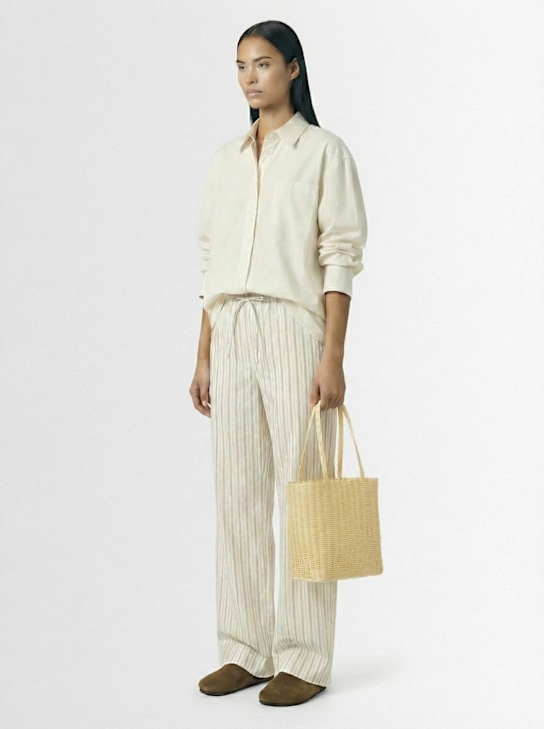 Rayas Collective: Medium woven basket bag - Butterfarbe - women_1 | Luisa Via Roma