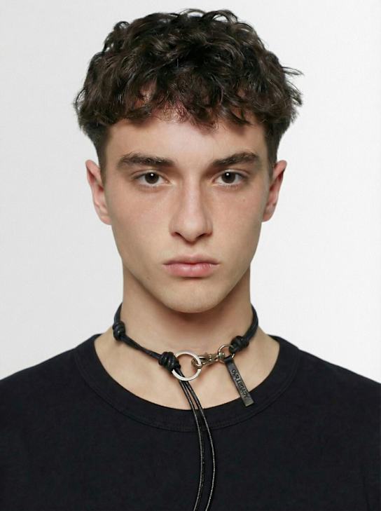 Our Legacy: 가죽 키홀더 - 블랙 - men_1 | Luisa Via Roma