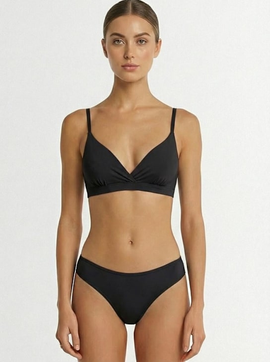 Skims: Fits everybody 나일론 혼방 T팬티 - Onyx - women_1 | Luisa Via Roma