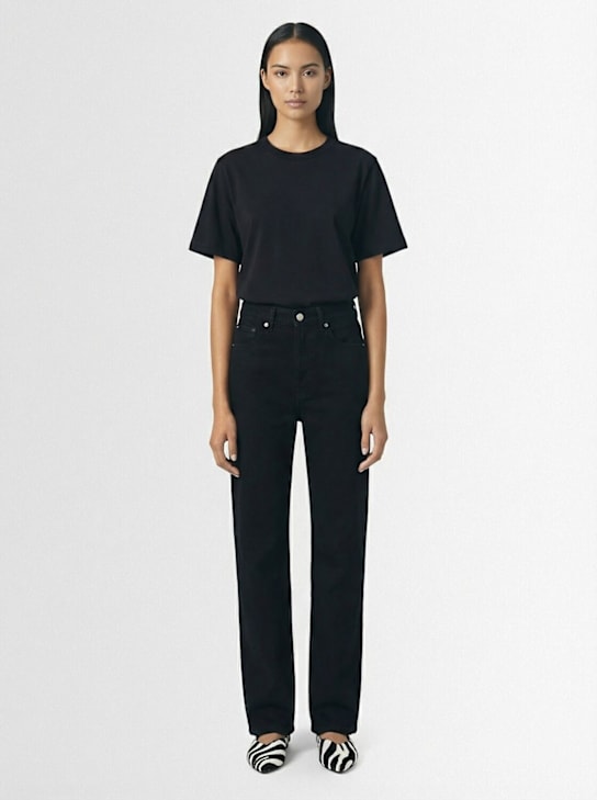 Khaite: Allen silk top - ブラック - women_1 | Luisa Via Roma