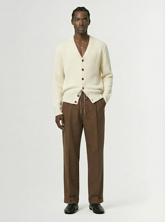 Seven Gauge: Wool knit cardigan - men_1 | Luisa Via Roma