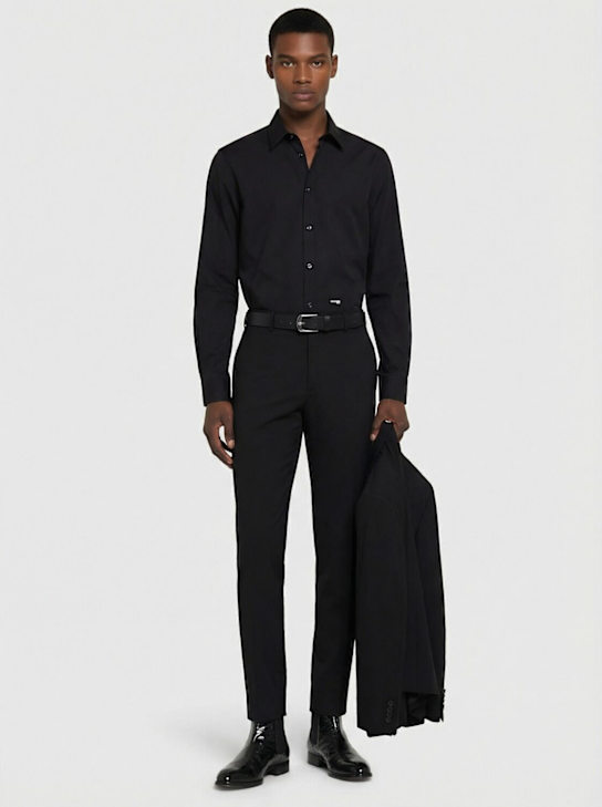 Dsquared2: Relax Dan poplin shirt - men_1 | Luisa Via Roma