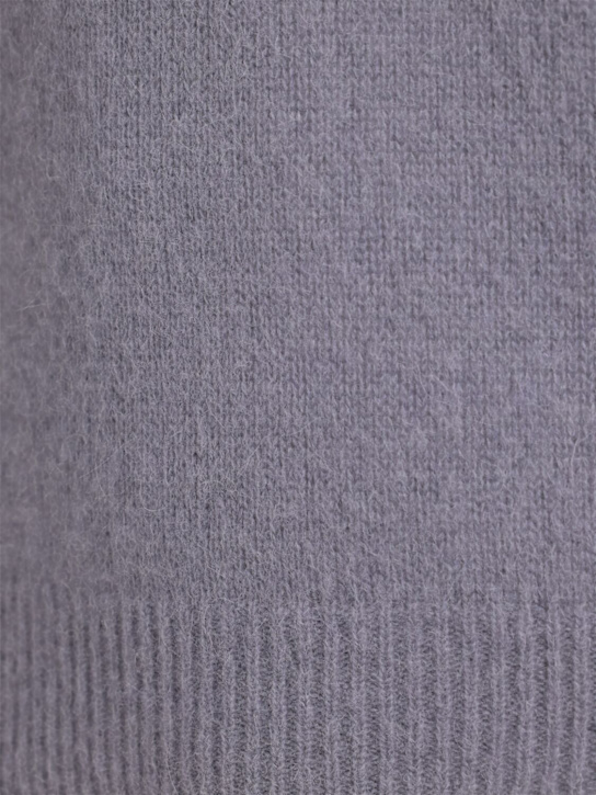 Seven Gauge: Alpaca blend knit crewneck sweater - men_1 | Luisa Via Roma