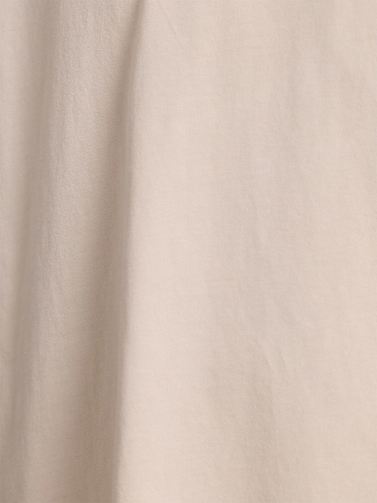 Agolde: Asha mock棉质圆领T恤 - Brown Rice - men_1 | Luisa Via Roma