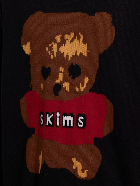 Skims: CPFM棉&羊绒混纺针织毛衣 - Onyx Teddy Bear - men_1 | Luisa Via Roma