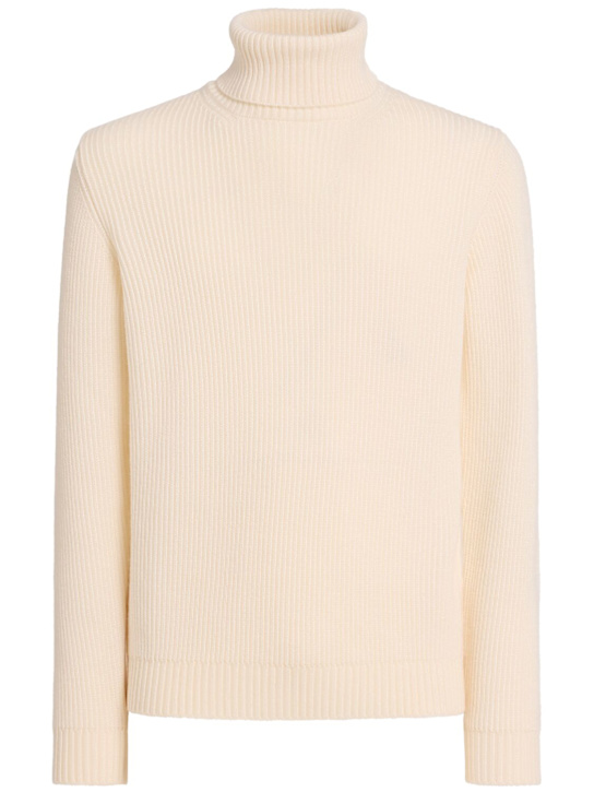 Seven Gauge: 羊毛针织高领毛衣 - men_0 | Luisa Via Roma