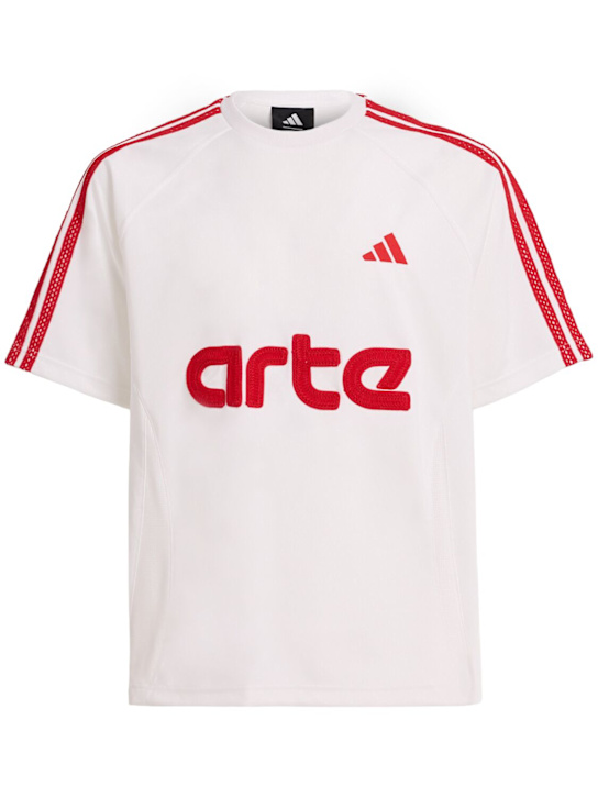 adidas Originals: Arte Antwerp jersey t-shirt - White - men_0 | Luisa Via Roma