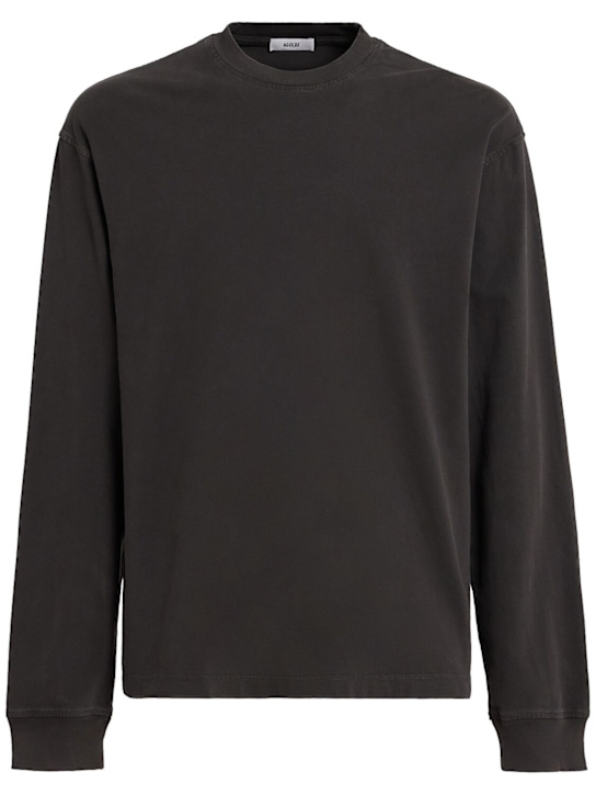 Agolde: Asha long sleeve cotton t-shirt - men_0 | Luisa Via Roma