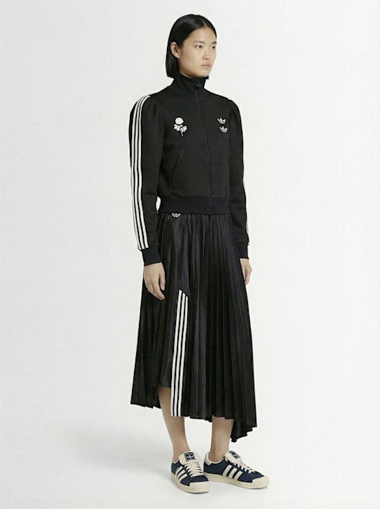 adidas Originals: Willy Chavarria pleated skirt - Nero - women_1 | Luisa Via Roma