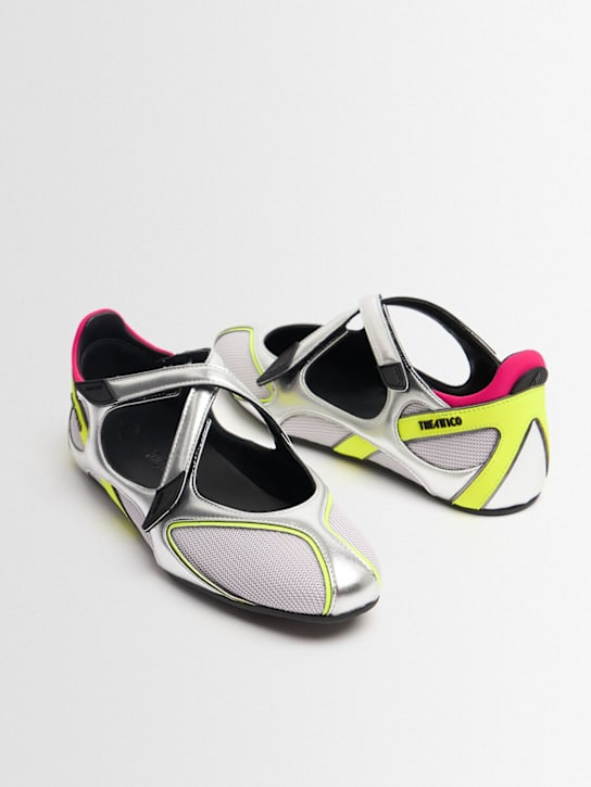 The Attico: Ballerinas „Floor 01“ - Silber/Multi - women_1 | Luisa Via Roma
