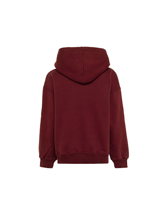 Kiddin: Sweat-shirt en coton - Bordeaux - kids-boys_1 | Luisa Via Roma