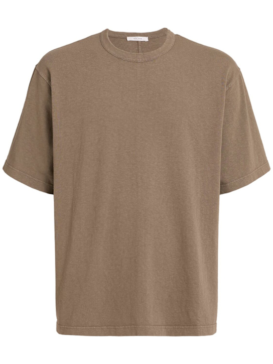 The Row: Steven cotton t-shirt - Light Sepia - men_0 | Luisa Via Roma