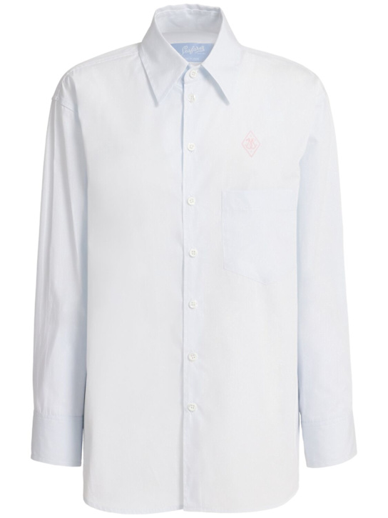 SEAFARER: Kim poplin shirt - Bleu - women_0 | Luisa Via Roma