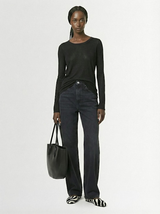 Skims: 混棉长袖上衣 - Soot - women_1 | Luisa Via Roma