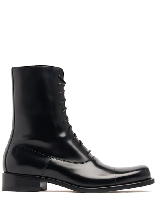 The Row: Botas Kai de piel - Negro - women_0 | Luisa Via Roma