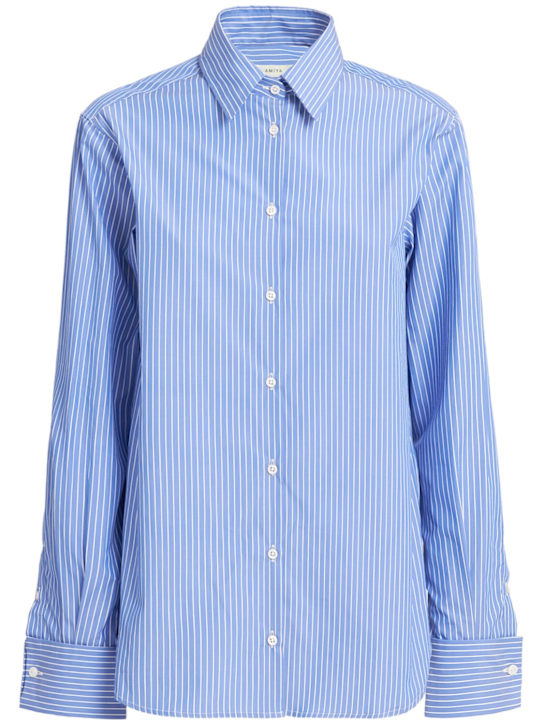 Amiya: Britannia shirt - Blue/White - women_0 | Luisa Via Roma