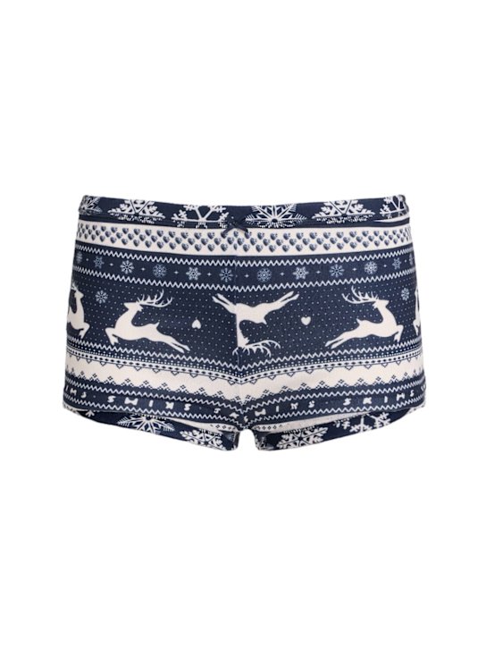Skims: 印花睡衣套装 - Navy Deer Fairi - women_1 | Luisa Via Roma