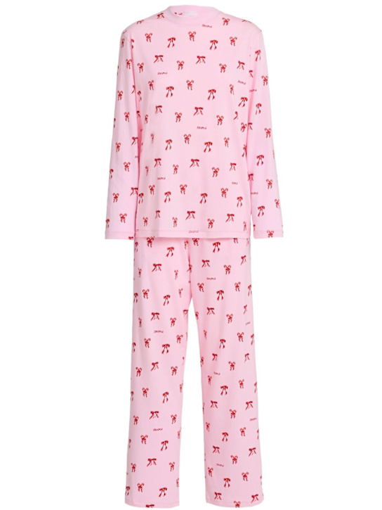Skims: Cotton blend pajama set - Candy Bow - women_0 | Luisa Via Roma
