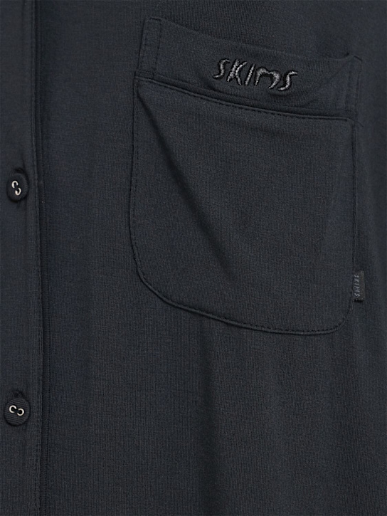 Skims: 弹力莫代尔睡衣套装 - 黑色 - women_1 | Luisa Via Roma