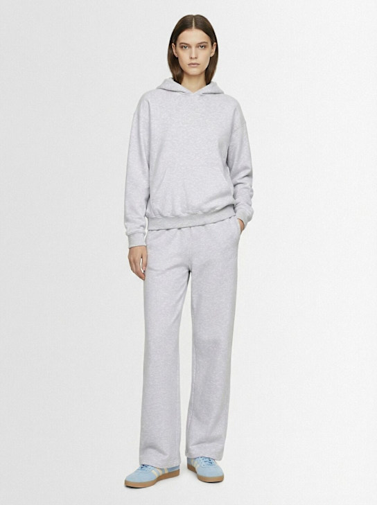 Skims: Cotton blend classic hoodie - Light Grey - women_1 | Luisa Via Roma