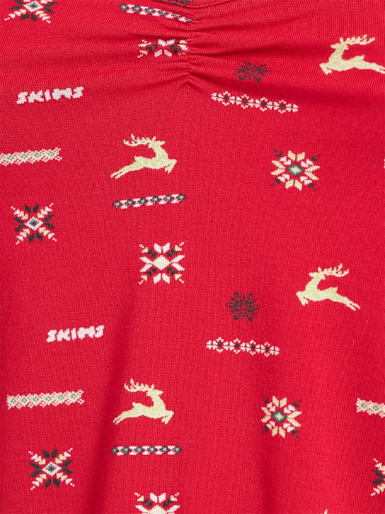 Skims: Modal Cami set - Cranberry Vinta - women_1 | Luisa Via Roma