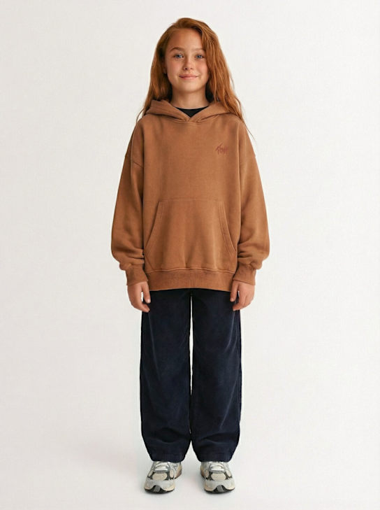 Kiddin': Cotton corduroy pants - Navy - kids-boys_1 | Luisa Via Roma