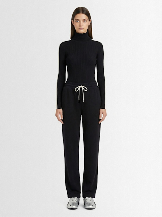 Varley: Leopold高领针织上衣 - 黑色 - women_1 | Luisa Via Roma