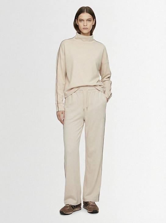 Varley: Rona high neck sweatshirt - Beige - women_1 | Luisa Via Roma