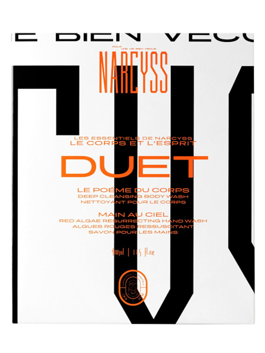 Narcyss: 800ml Duo-kit soap set - Transparent - beauty-men_1 | Luisa Via Roma