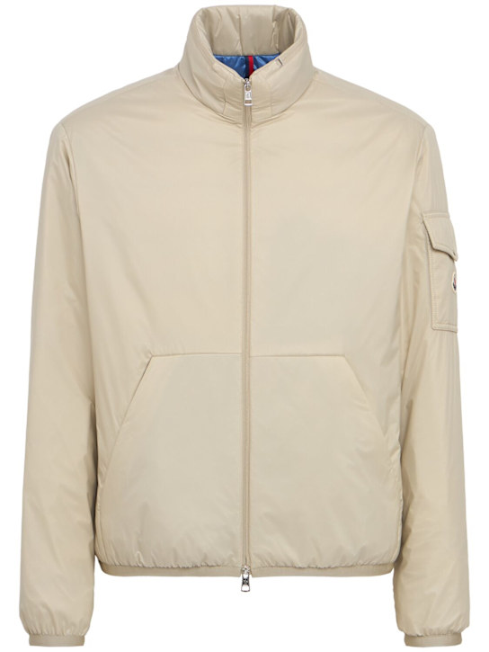 Moncler: Breezes nylon down jacket - Light Beige - men_0 | Luisa Via Roma