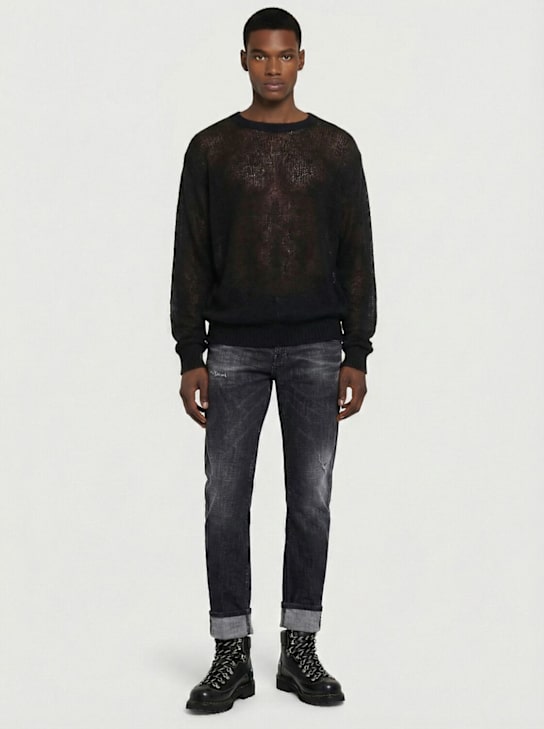 Dsquared2: Suéter de mezcla de mohair - men_1 | Luisa Via Roma